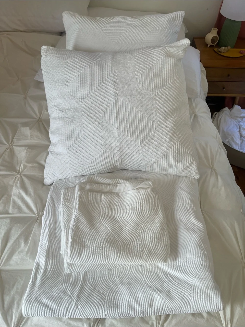 West Elm white queen